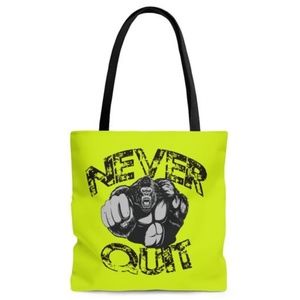 NEW 18X18 inch Never Quit Tote Bag #251776